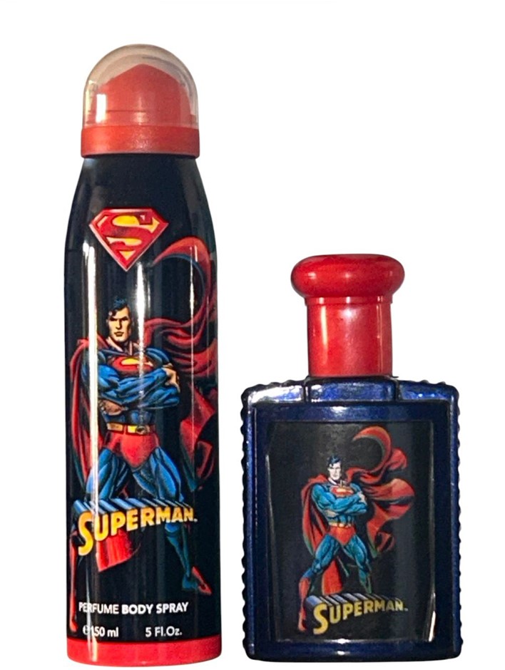 2x Superman Perfume  & Body Spray