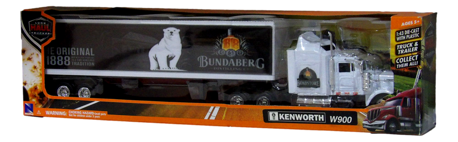 Bundaberg Rum Kenworth W900 Tri-Axle Truck The Original 1888 (1:43 Scale)