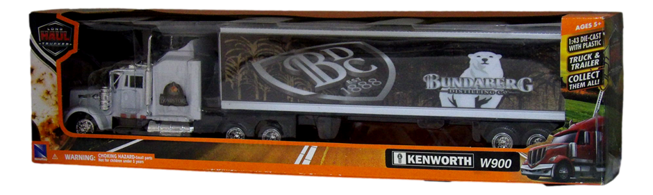 Bundaberg Rum Kenworth W900 Tri-Axle Truck BDC (1:43 Scale)