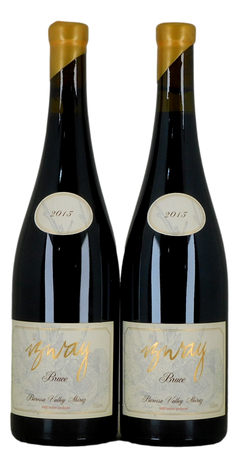 Izway Wines Bruce Eden Valley Shiraz 2013 (2x 750mL), Eden Valley.