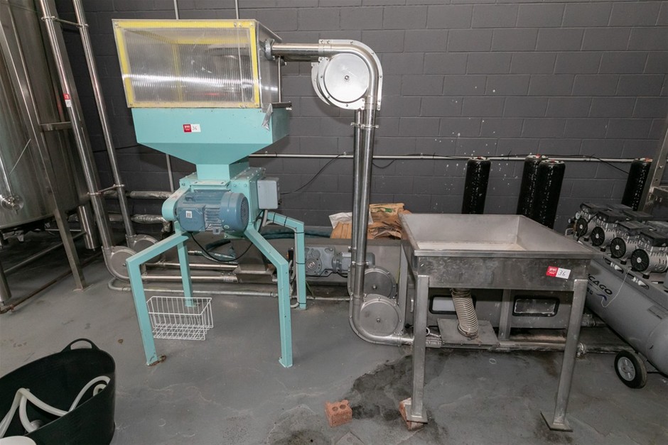 Bulk Handling Malt/Granular with Conveyor System Unit