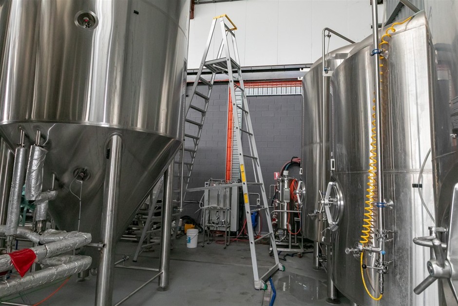 Indalex Alloy Platform Ladder