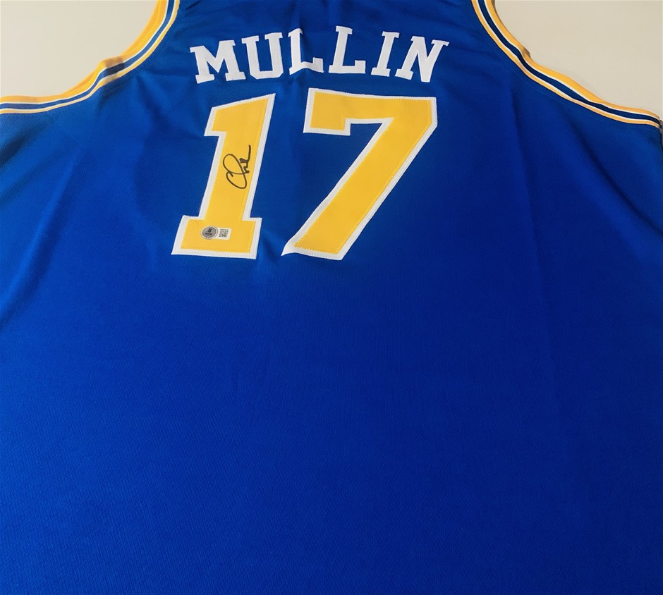 Chris Mullin Signed Jersey- Golden State Warriors