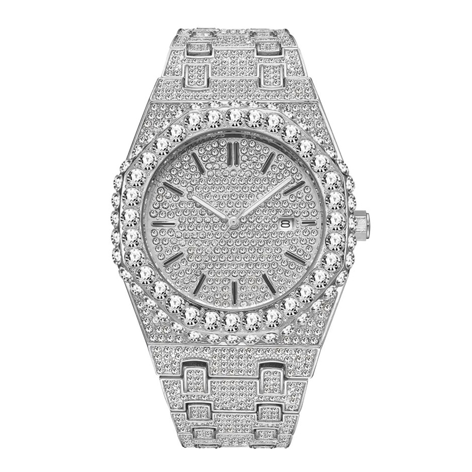 Opulent Galleria - Gold Filled Iced Out Watch + FREE GIFT!!