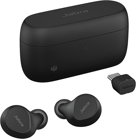 JABRA Evolve2 True Wireless Earbuds USB-C In-Ear Bluetooth Earbuds with Act