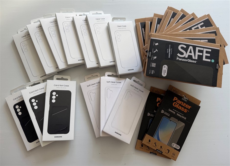 Samsung / Panzer Glass case/screen glass for Samsung (Lot of 26)