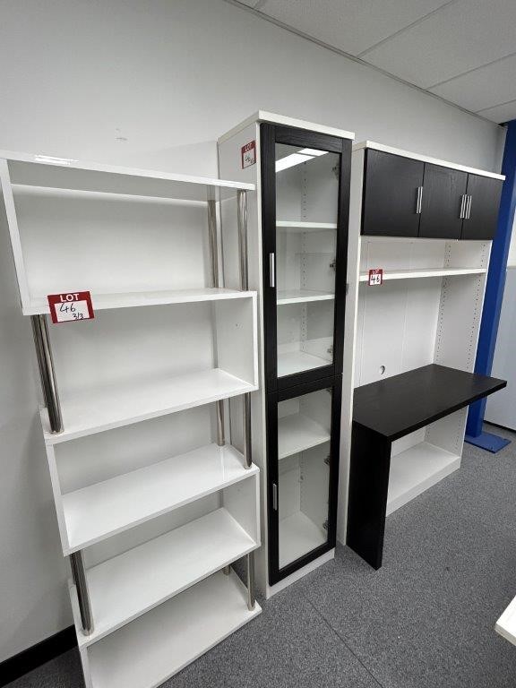 3 x Assorted Office Cabinets & Shelving Units