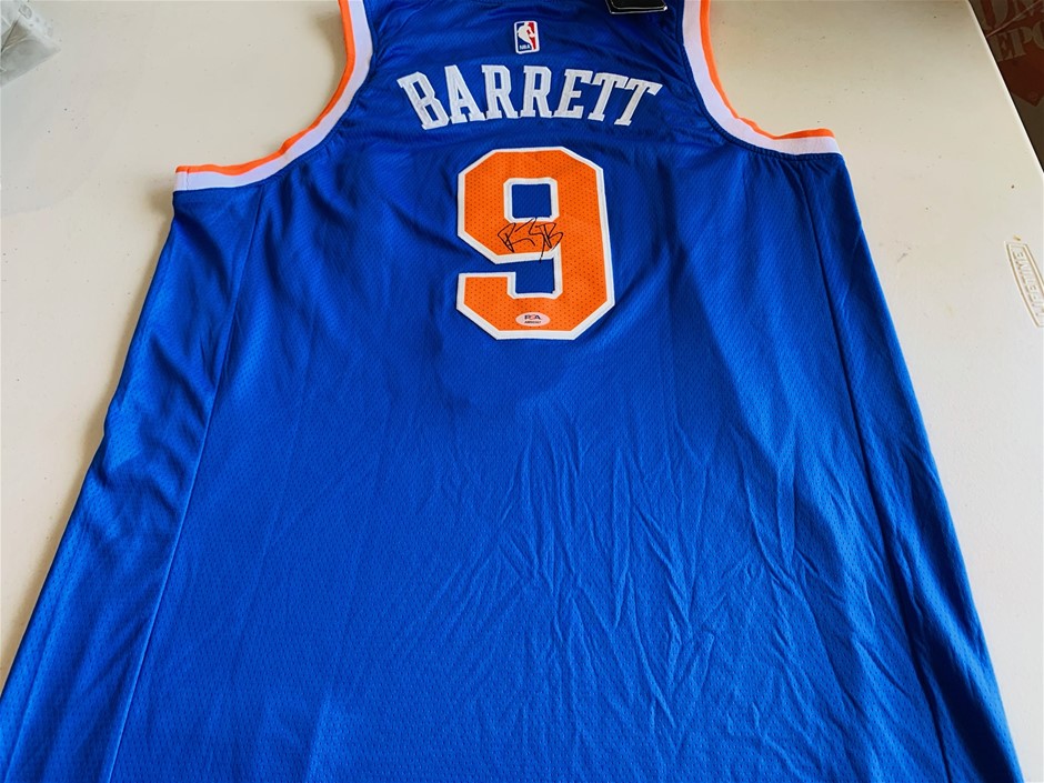 R.J Barrett signed Jersey - New York Knicks