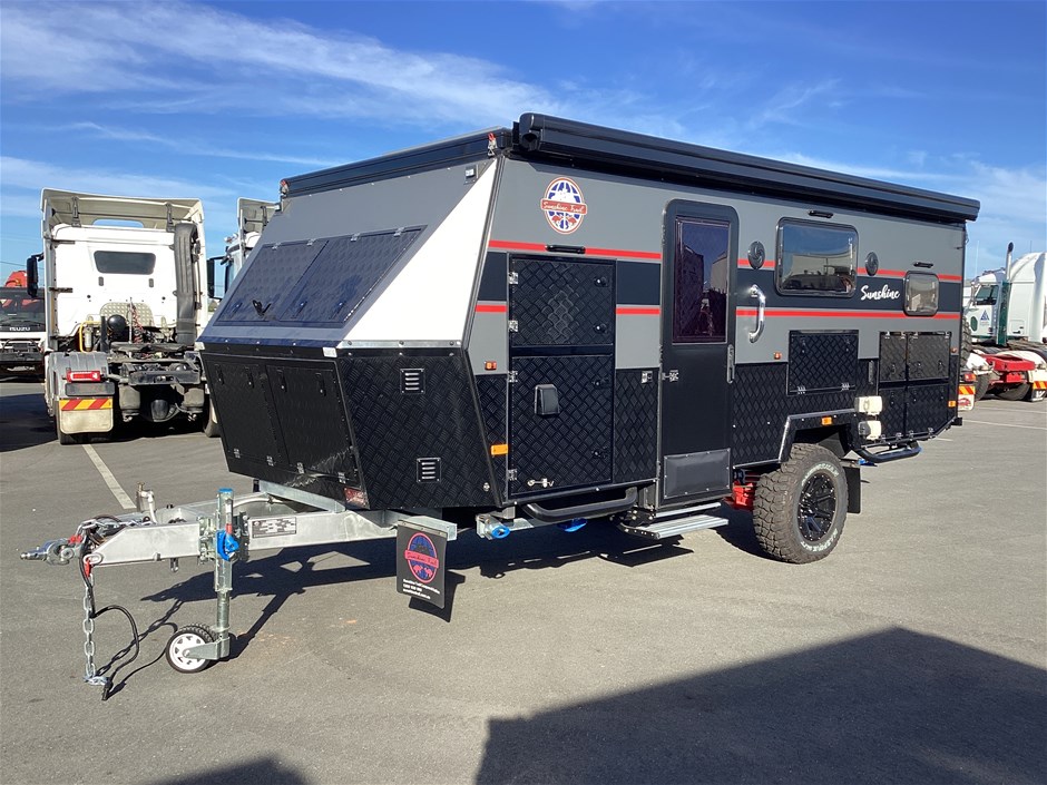 <p>2025 Sunshine Trail Sunrise 15 Twin Caravan</p>