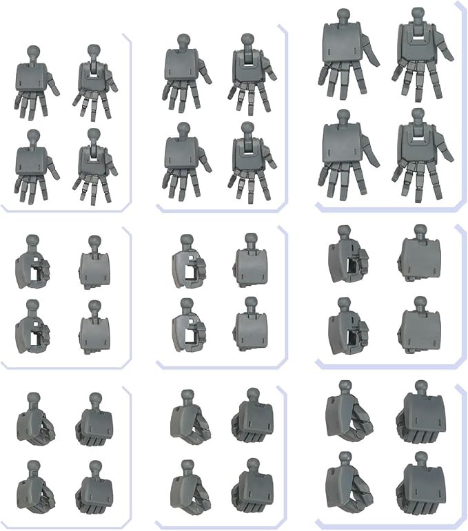 2 x BANDAI Hobby KIT Gundam Option Parts Set GUNPLA 03 (Build Hands Edge)