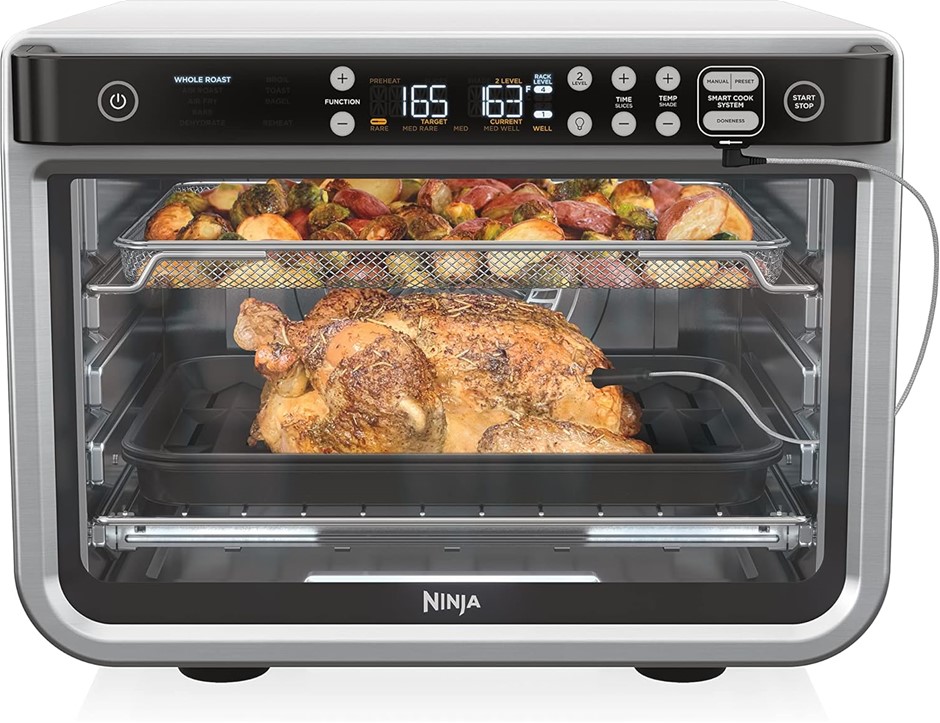 NINJA DT251 Foodi 10-in-1 Smart XL Air Fry Oven, Bake/Broil/Roast/Digital T
