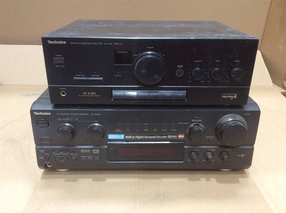 Technics Stereo Integrated Amplifier + Technics AV Control Stereo Receiver