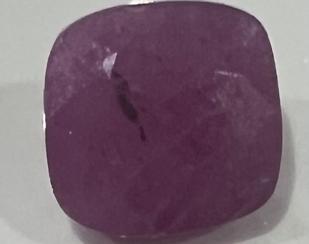 4.43 carat Pinkish Red Natural certified ruby