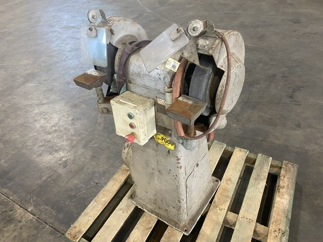 <p>Hebco Double Pedestal Stone Grinder</p>