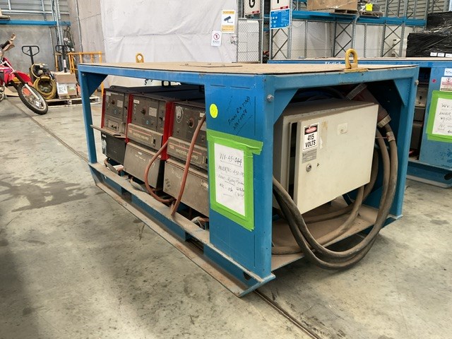 Lincoln Invertec V450-PRO 3 Phase Welders - Bank of 3