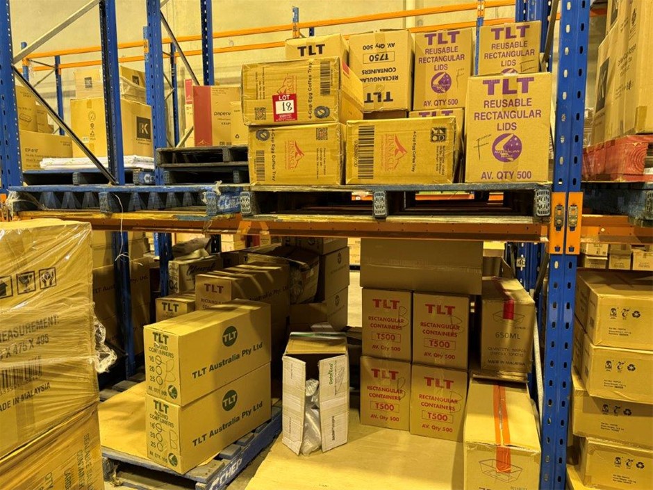 Plastic Food Containers, Portion Cups & Coffee Trays — Assorted Lot