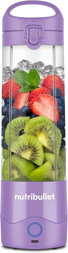 NUTRIBULLET Portable Blender, 590ml Capacity, Charged via USB-C, BPA-Free,