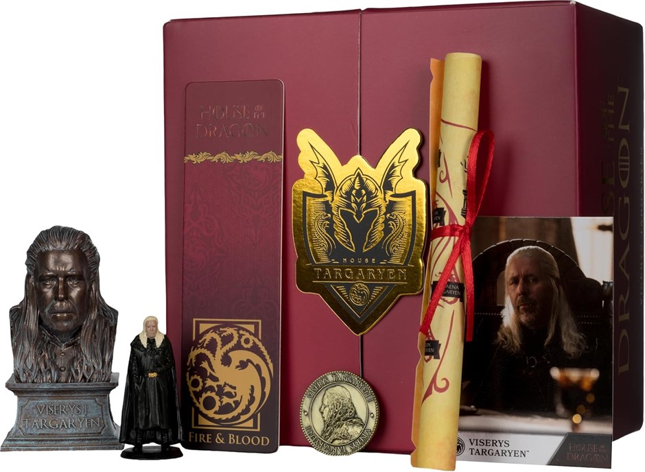 MCFARLANE House of The Dragon/Game of Thrones Collector Box - Viserys Targa