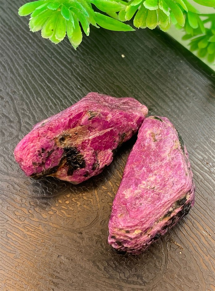 92.80 CT Lovely Reddish-Pink Natural Ruby Chunks