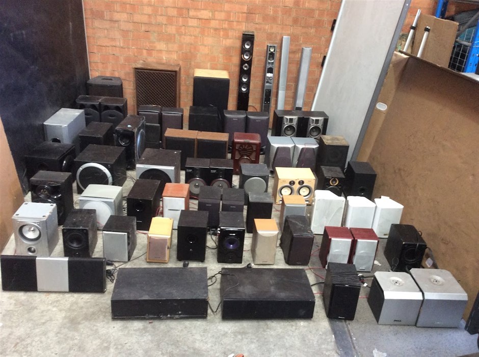 Mixed Brand Assorted Models Audio Speakers