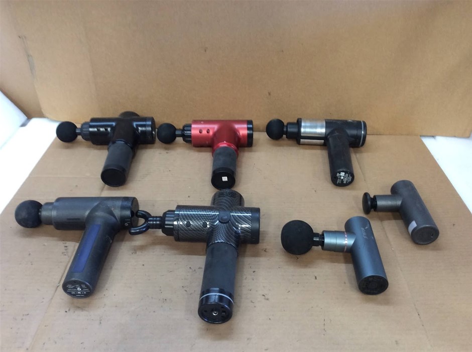 Mixed Brand Assorted Models Massage Guns (Lot of 7)