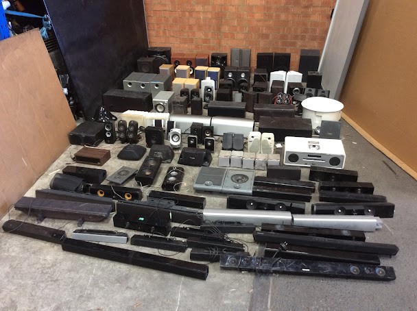 Logitech/JBL/Sony/BOSE Mixed Brand and Model Speaker Systems