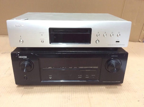 Denon Universal Audio/Video Player & AV Receiver (Lot of 2)