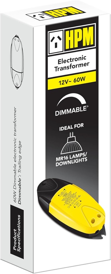 3 x HPM 12 V 60 VA Electronic Transformers.
