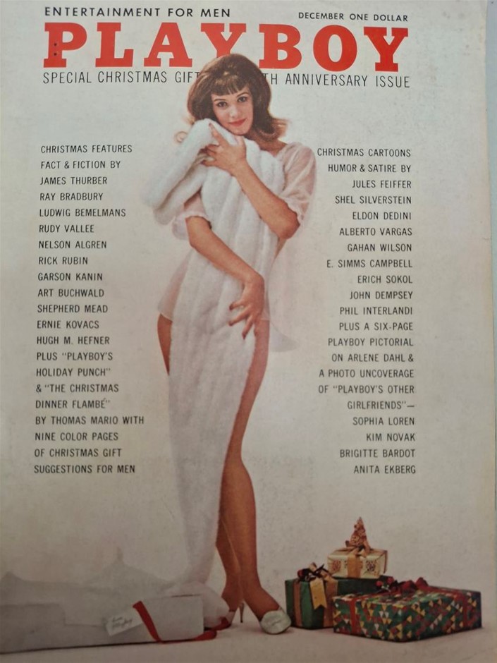 BRIGETTE BARDOT SIGNED 1962 PLAYBOY MAGAZINE