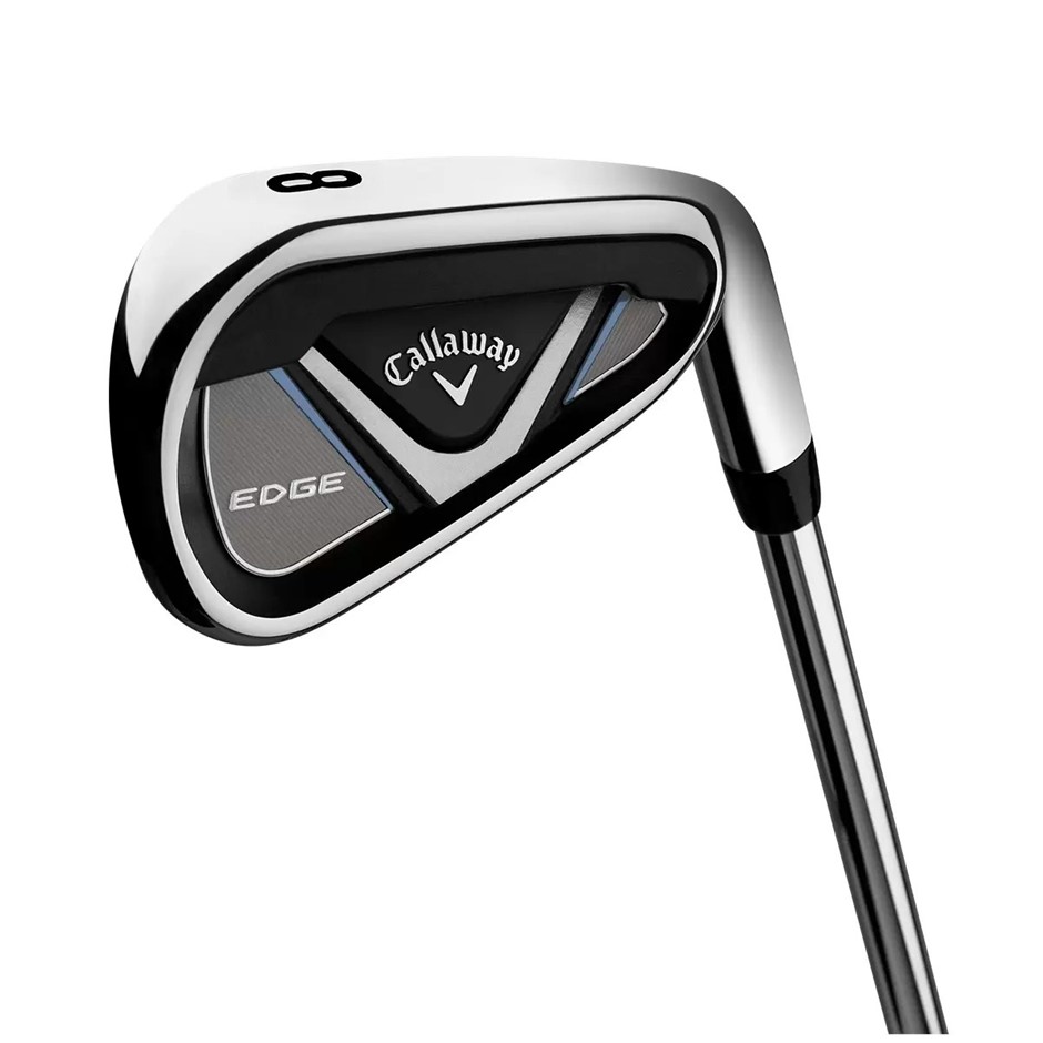 CALLAWAY Edge Men's Right Handed Stiff Flex Golf Club, No. 8