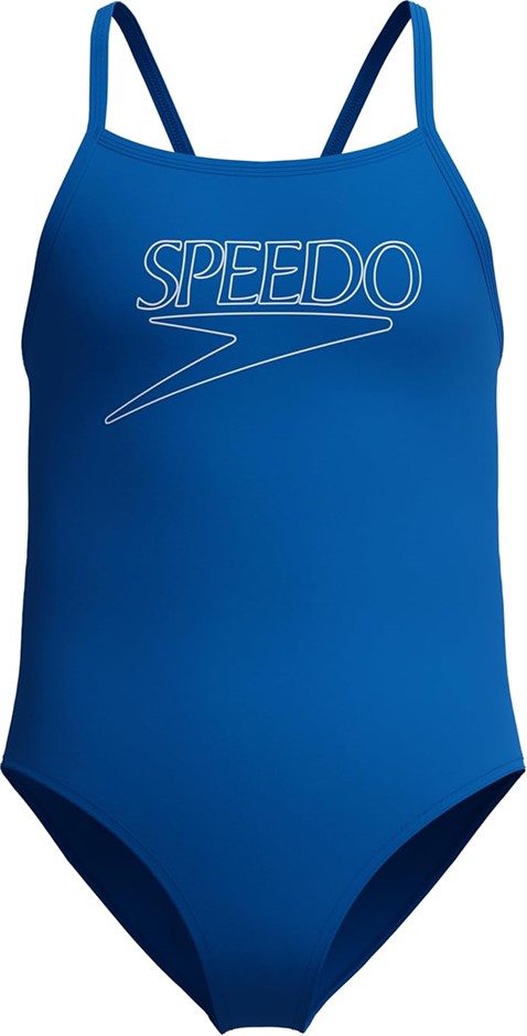 SPEEDO Girl's Classic Logo One Piece Swimsuit, Turkish Sea, 15-16 Years