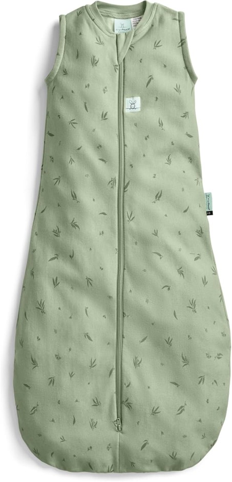 ERGOPOUCH 1.0 TOG Sleeping Bag, 8-24 Months, Willow Print – Organic Jersey