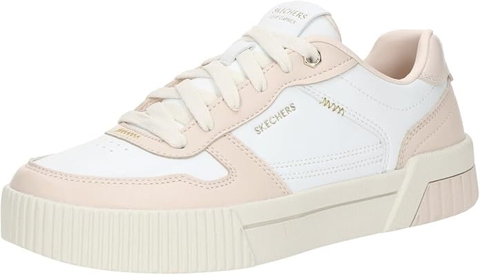 SKECHERS Women's Jade Best in Class Sneaker, EU37/US7, White/Pink, 185098/W
