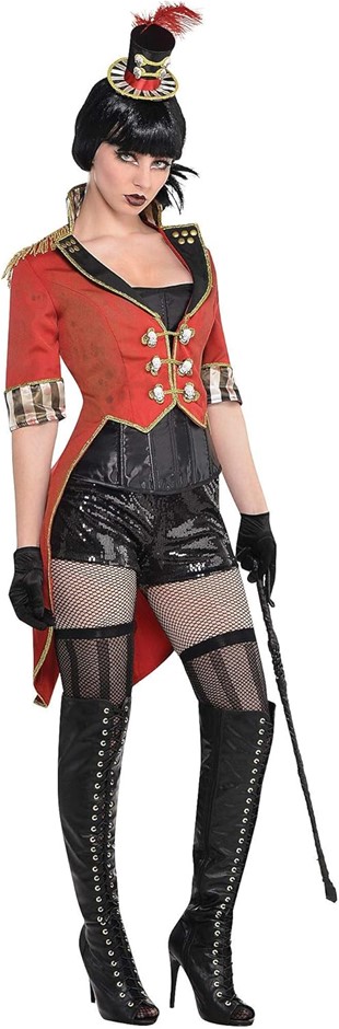 AMSCAN Women's Ringmaster 1 Pc Tailcoat Jacket, Size Large/X-Large, Multic