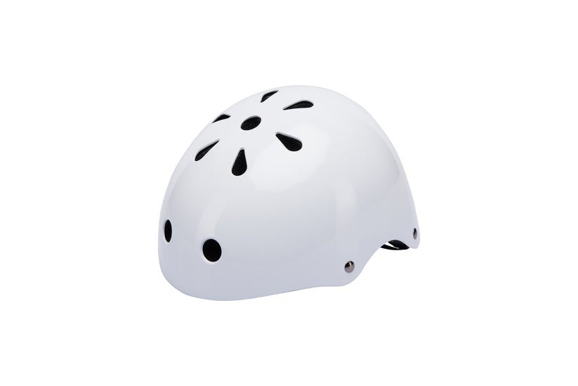 REID Kids Classic Skate Bike Helmet, Gloss White, L (58-61), Shell Material