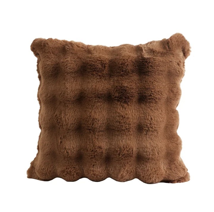2 x Assorted HOUSE & HOME PARLYNDA REEVES Bubble Pillows, Chocolate Brown &