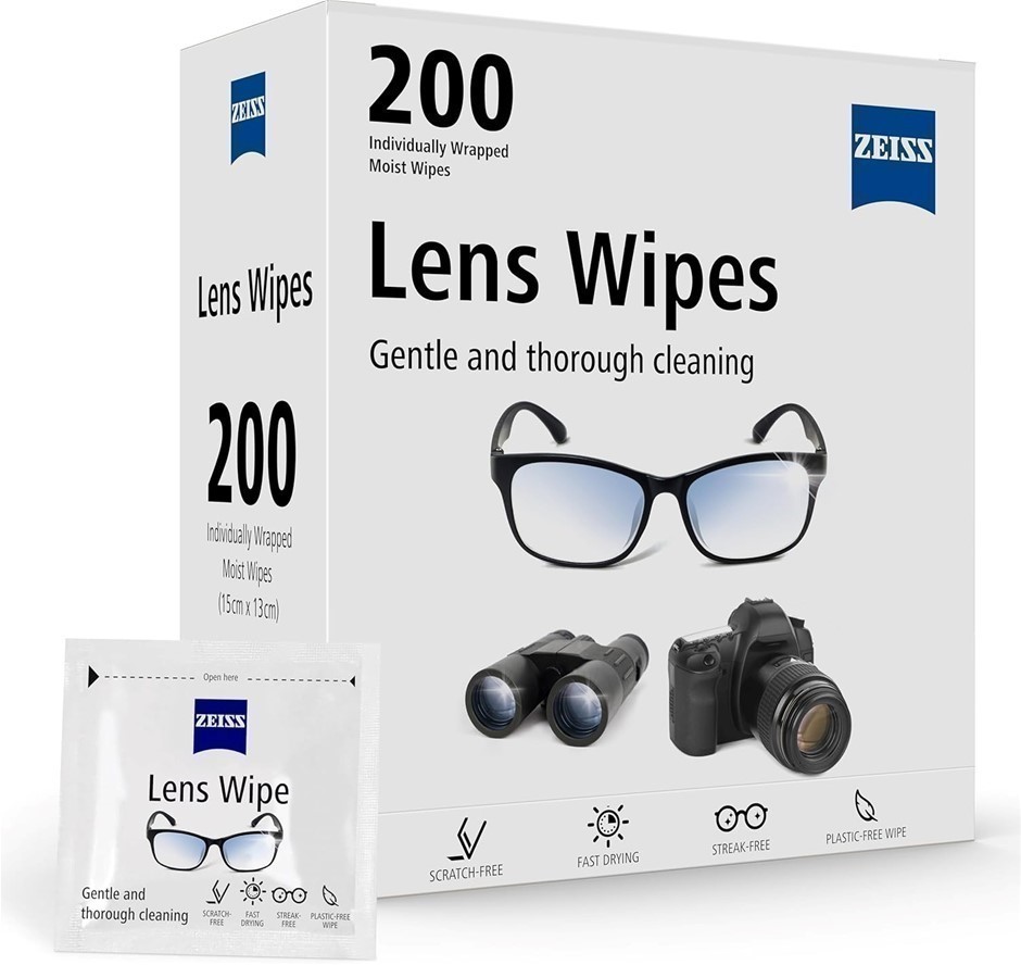 ZEISS Lens Wipes - Pack of 200