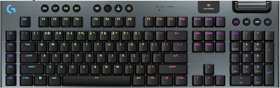 Brand New! LOGITECH G915 X LIGHTSPEED Low-Profile Wireless Gaming Keyboard,