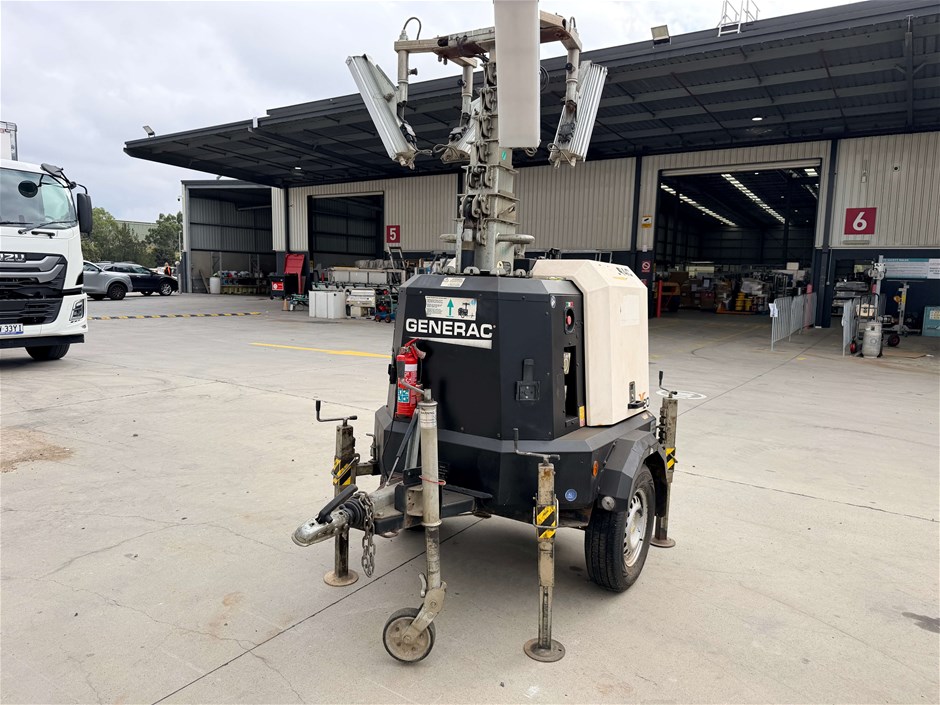 <p>2018 Generac V20 Single Light Tower Trailer</p>