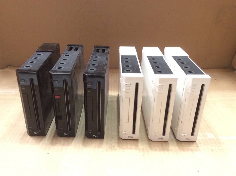 Nintendo Wii RVL-001 (AUS) Console (Lot of 6)