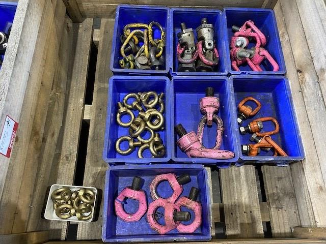 <p>Qty of Assorted Lifting Lugs & Eye Bolts</p>