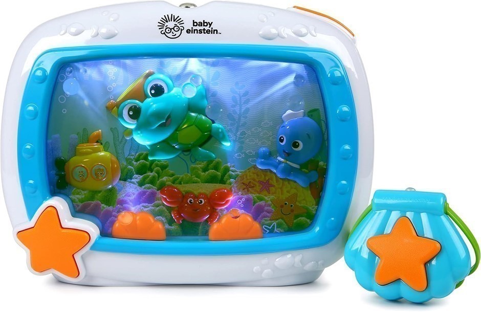 BABY EINSTEIN Sea Dreams Soother Musical Crib Toy And Sound Machine.