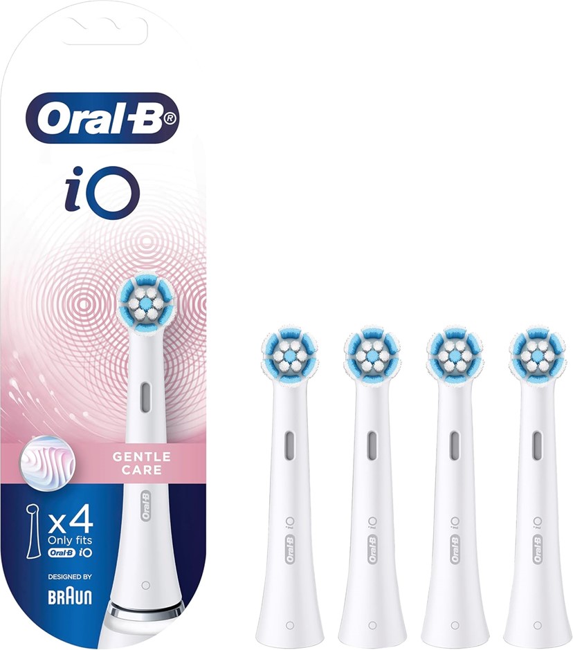 Oral-B iO Clean & Gum Protect Electric Toothbrush Replacement Heads White,