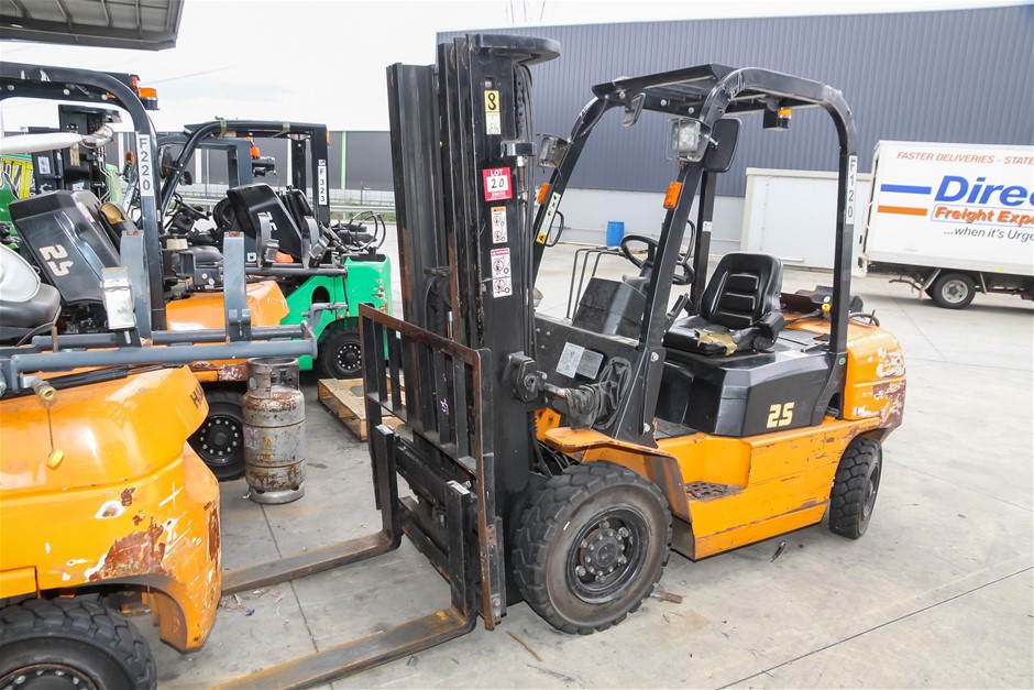 2008 HANGCHA CPQD25N 4 Wheel Counter Balance Forklift