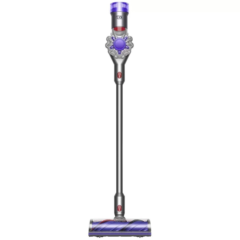 DYSON V8 Stick Vacuum, Silver/Nickel, Model 394437-01. NB: Not in box.