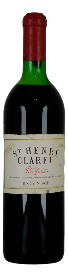 Penfolds St Henri Claret 1983 (1x 750mL) SA.