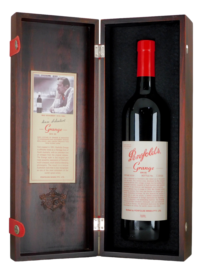 Penfolds Bin 95 Grange 2009 (1 x 750mL), SA. Cork