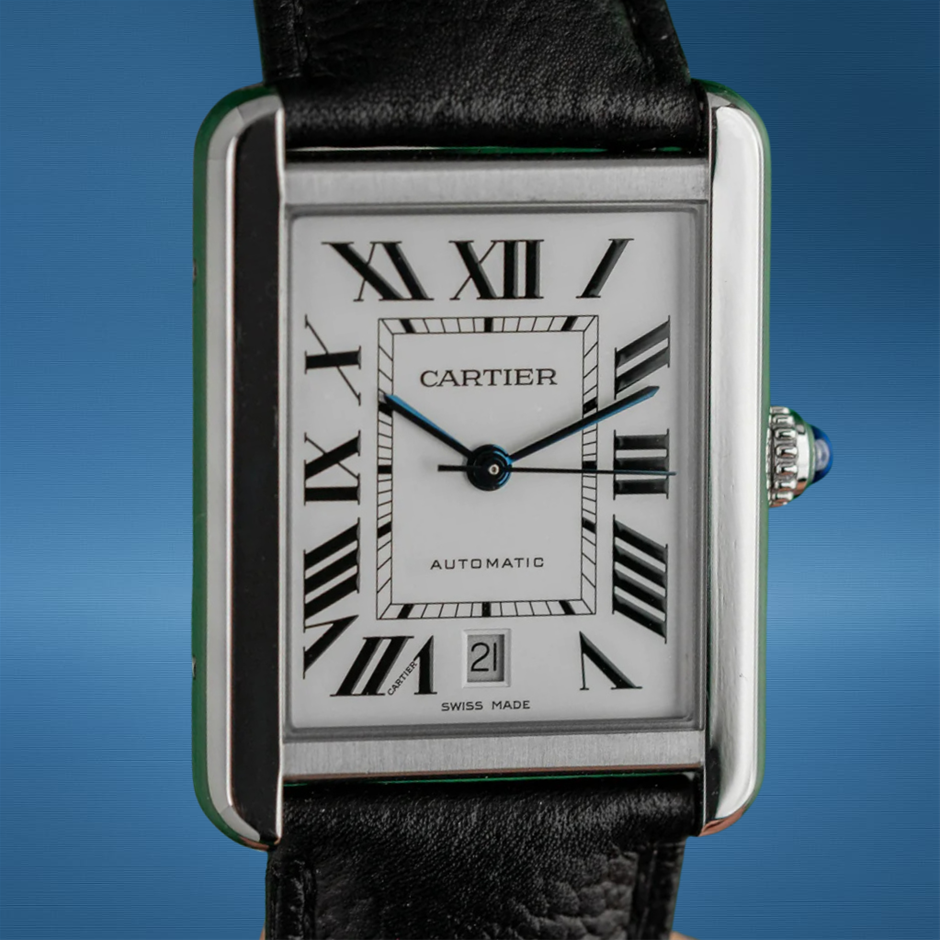 CARTIER TANK SOLO XL 40MM STAINLESS STEEL WSTA0029 AUTOMATIC WXO & COA