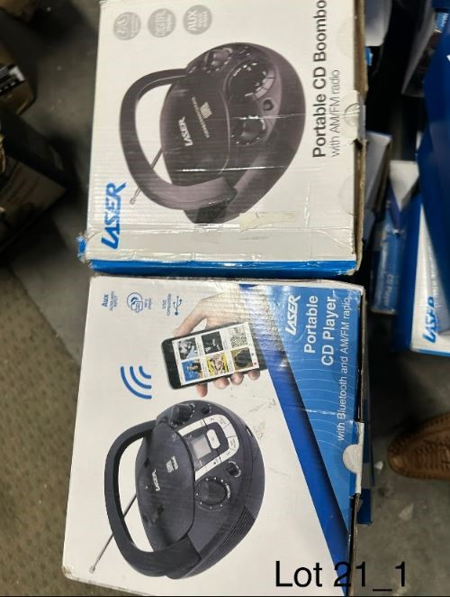 END OF LEASE AUCTION: 10x Portable Boombox