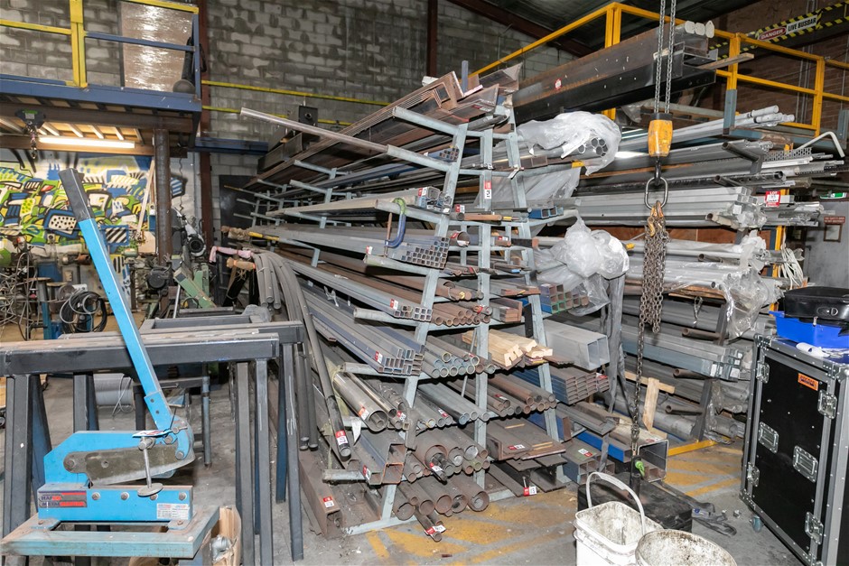 Steel Rack (No Contents)